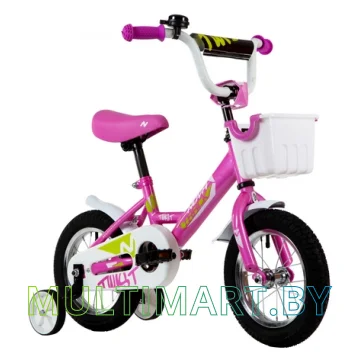 Детский велосипед Novatrack Twist 121TWIST.PN20 (розовый/белый, 2020) картинка 2